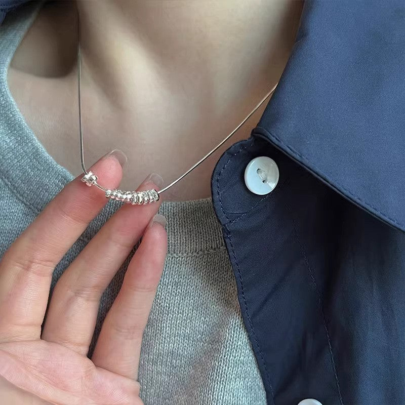 Pearl Love Clavicle Necklace – Elegant Chain for Women