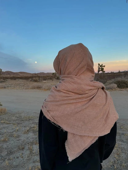 🖤 Desert Drape Hooded Scarf Hoodie – INS Retro Streetwear Unisex Sweater (2026 Edition)