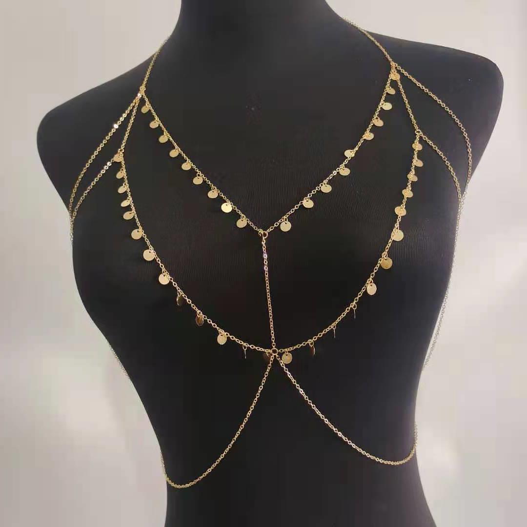 Tassel Body Chain Necklace – Beach Style Waist & Chest Accessory for Women