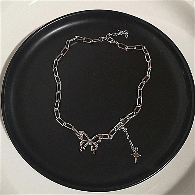 Vintage Pearl Butterfly Necklace – Love Pendant Chain for Women