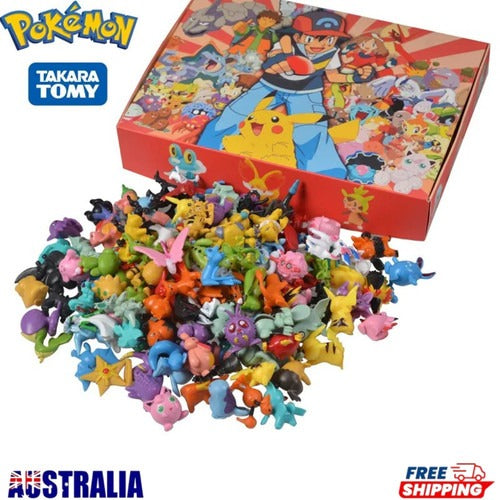 24 pcs Pokemon Figures pack Pikachu Action Models, Collectible Gifts