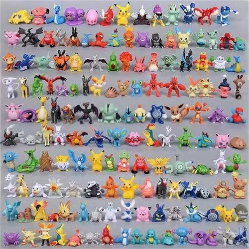 24 pcs Pokemon Figures pack Pikachu Action Models, Collectible Gifts