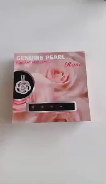 Pearl of Love Wish Necklace – 5 Freshwater Pearl Pendant Gift Box Set