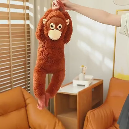 🐒 66cm Viral PUNCH Djungelskog Orangutan Sad Monkey Plush – Emotional Support Stuffed Toy (Trending Plushie in 2026)