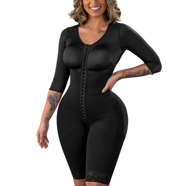 Postpartum Full Body Shapewear Faja – Tummy Control Compression Girdle for Waist Sculpting & Recovery