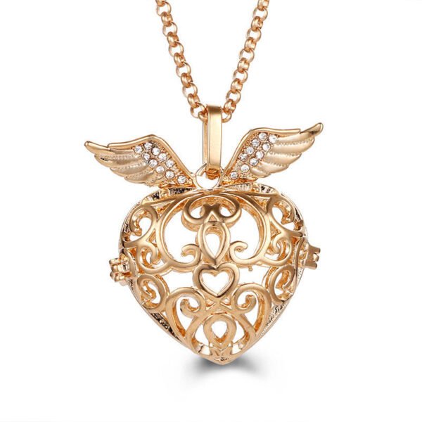 Aromatherapy Zircon Cage Necklace - Essential Oil Diffuser Pendant