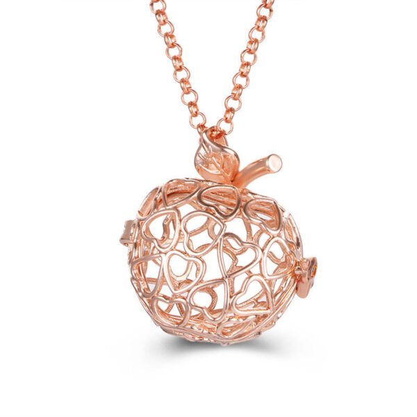 Aromatherapy Zircon Cage Necklace - Essential Oil Diffuser Pendant