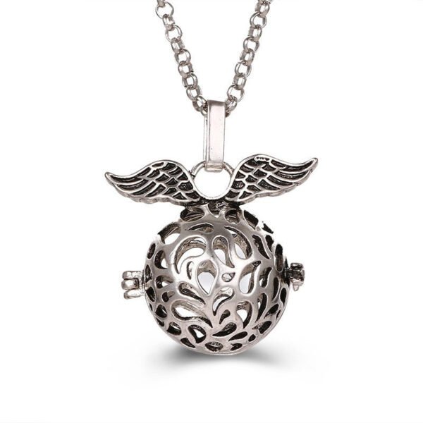 Aromatherapy Zircon Cage Necklace - Essential Oil Diffuser Pendant
