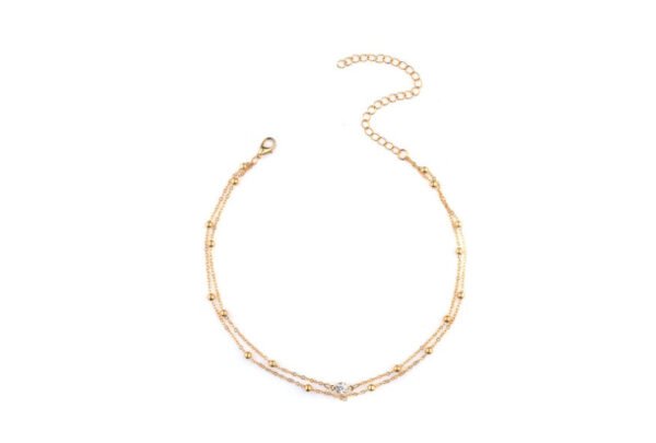 Tassel Body Chain Necklace – Crystal Chest Chain for Women
