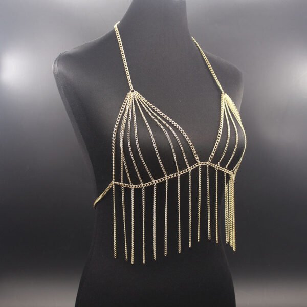 Fashion Body Chain Necklace – Minimal Bikini Styling Accessory for Women