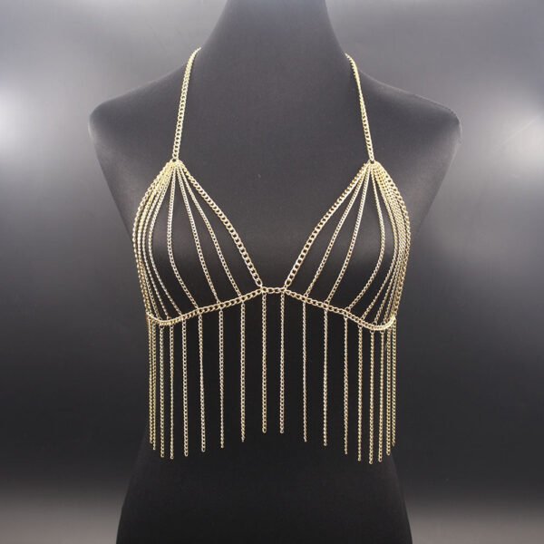 Fashion Body Chain Necklace – Minimal Bikini Styling Accessory for Women