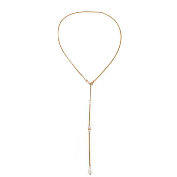 Back Chain Necklace – Elegant Long Body Necklace for Women