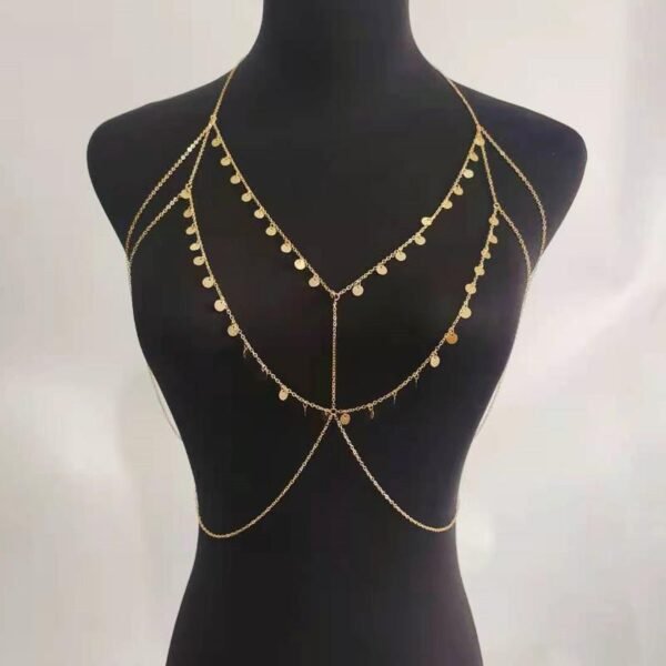 Tassel Body Chain Necklace – Beach Style Waist & Chest Accessory for Women