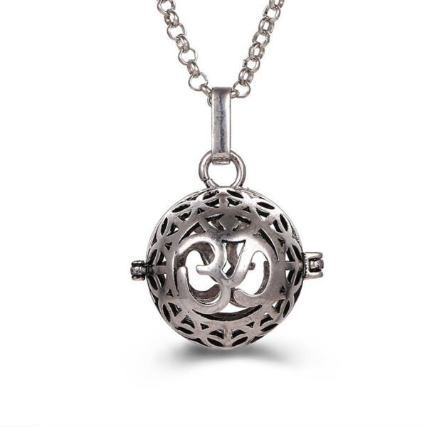 Aromatherapy Zircon Cage Necklace - Essential Oil Diffuser Pendant