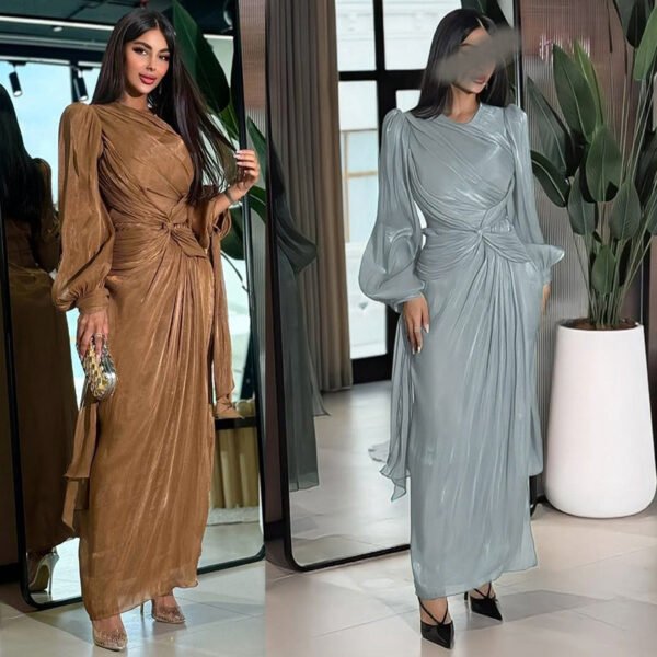 Dubai Robe Dress - Elegant Flowing Modest Wear