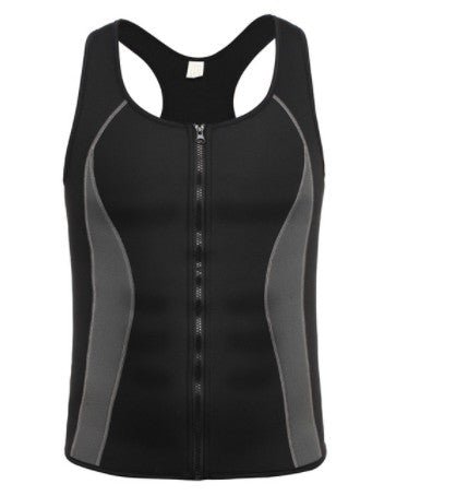 Men’s Waist Trainer Tank Top – Slimming Compression Body Shaper Vest