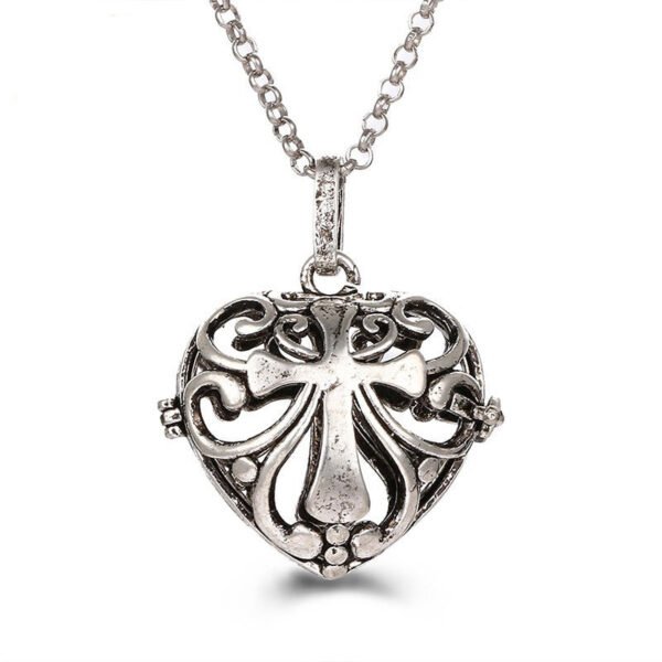 Aromatherapy Zircon Cage Necklace - Essential Oil Diffuser Pendant