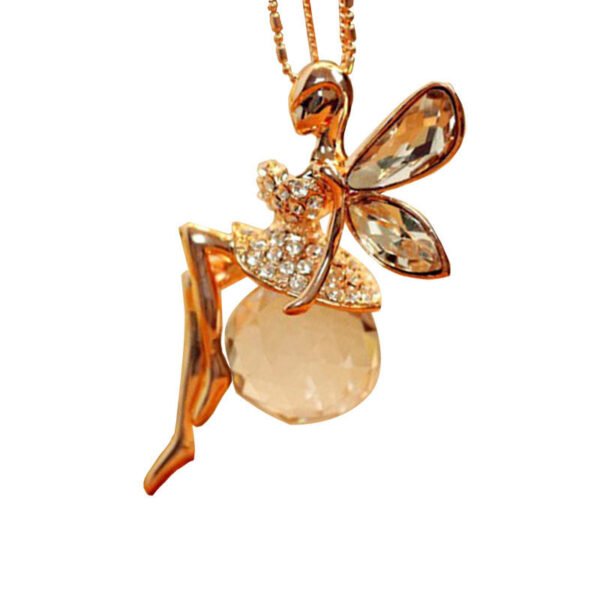 Angel Pendant Necklace – Elegant Symbolic Chain for Women