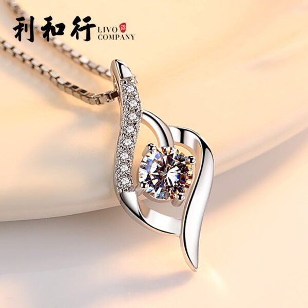 Silver Pendant Necklace – Elegant Fashion Chain for Women