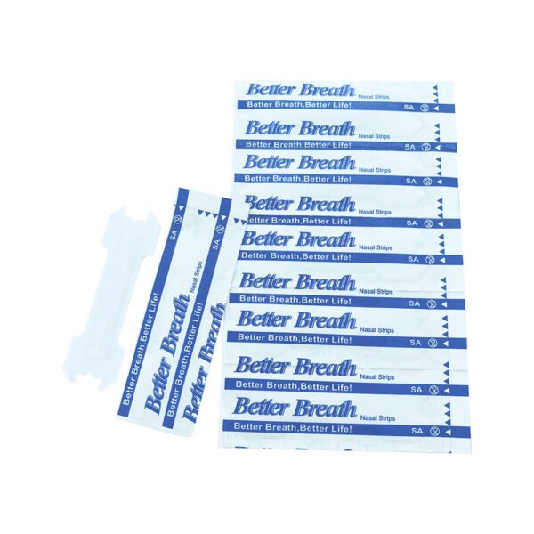 Black Anti-Snoring Nasal Strips – Breath Support Sleep Aid