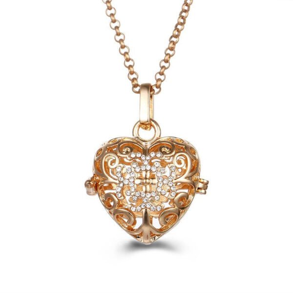 Aromatherapy Zircon Cage Necklace - Essential Oil Diffuser Pendant