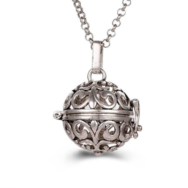Aromatherapy Zircon Cage Necklace - Essential Oil Diffuser Pendant