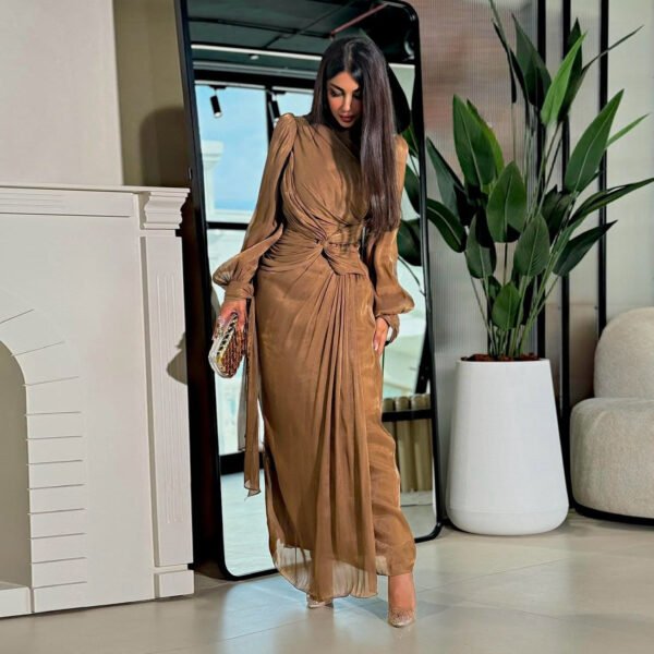 Dubai Robe Dress - Elegant Flowing Modest Wear