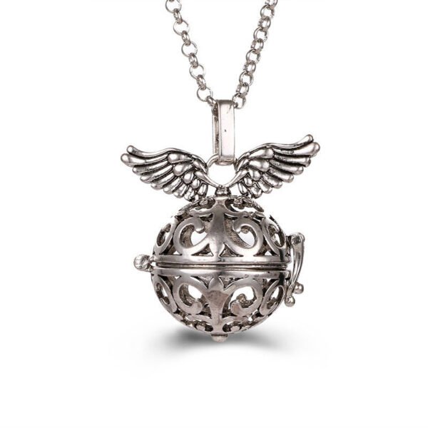 Aromatherapy Zircon Cage Necklace - Essential Oil Diffuser Pendant