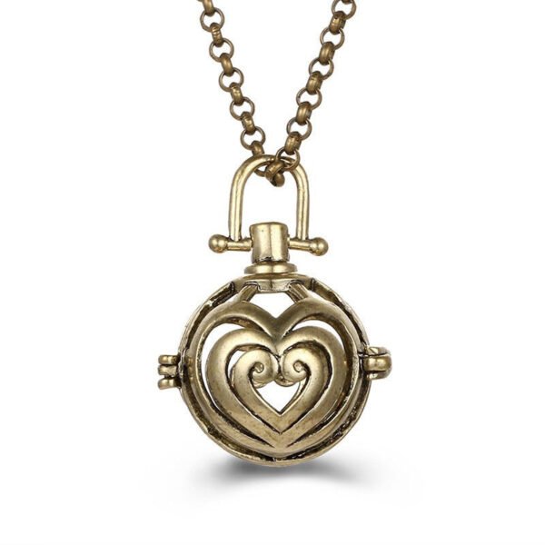 Aromatherapy Zircon Cage Necklace - Essential Oil Diffuser Pendant