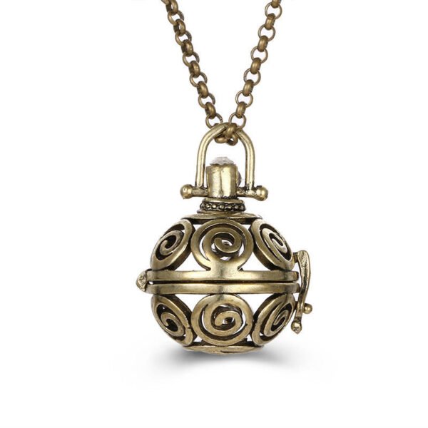 Aromatherapy Zircon Cage Necklace - Essential Oil Diffuser Pendant