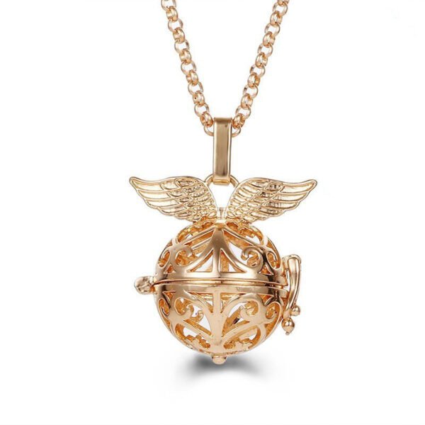 Aromatherapy Zircon Cage Necklace - Essential Oil Diffuser Pendant