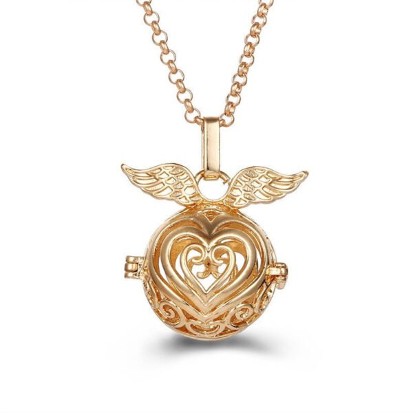 Aromatherapy Zircon Cage Necklace - Essential Oil Diffuser Pendant